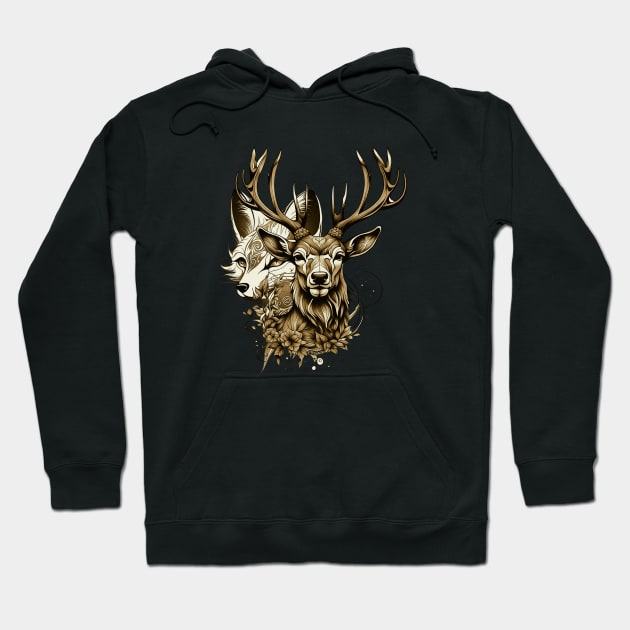 Stag and Vixen Hoodie by Vixen Games